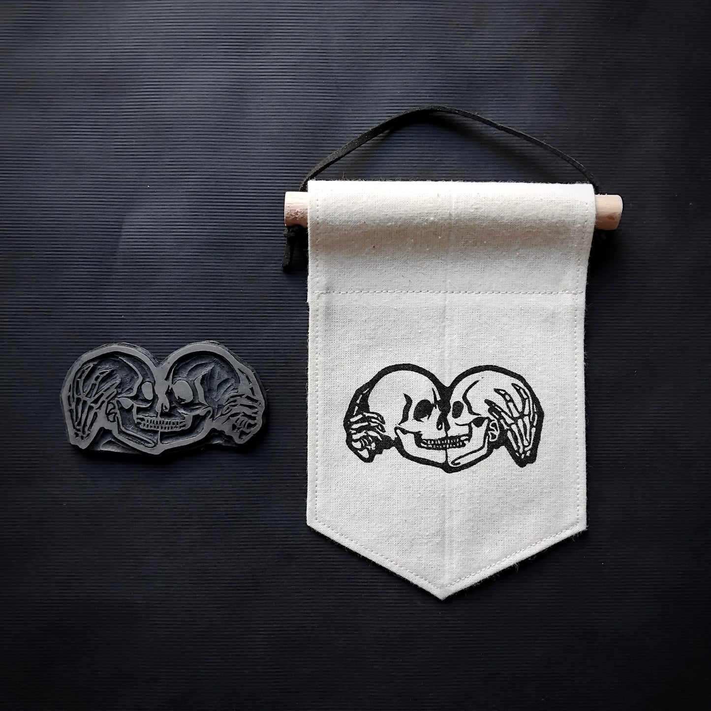 Handmade Printed Mini Wall Hanging