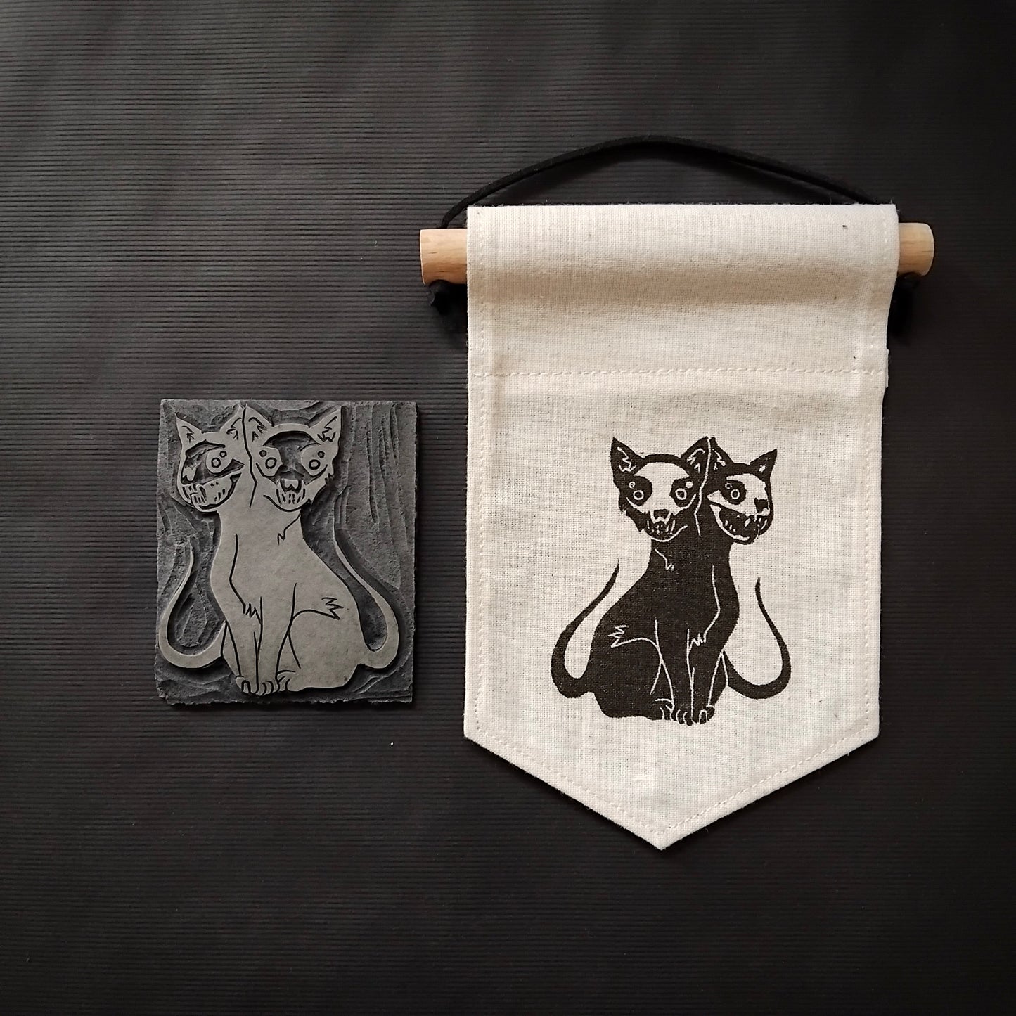 Handmade Printed Mini Wall Hanging
