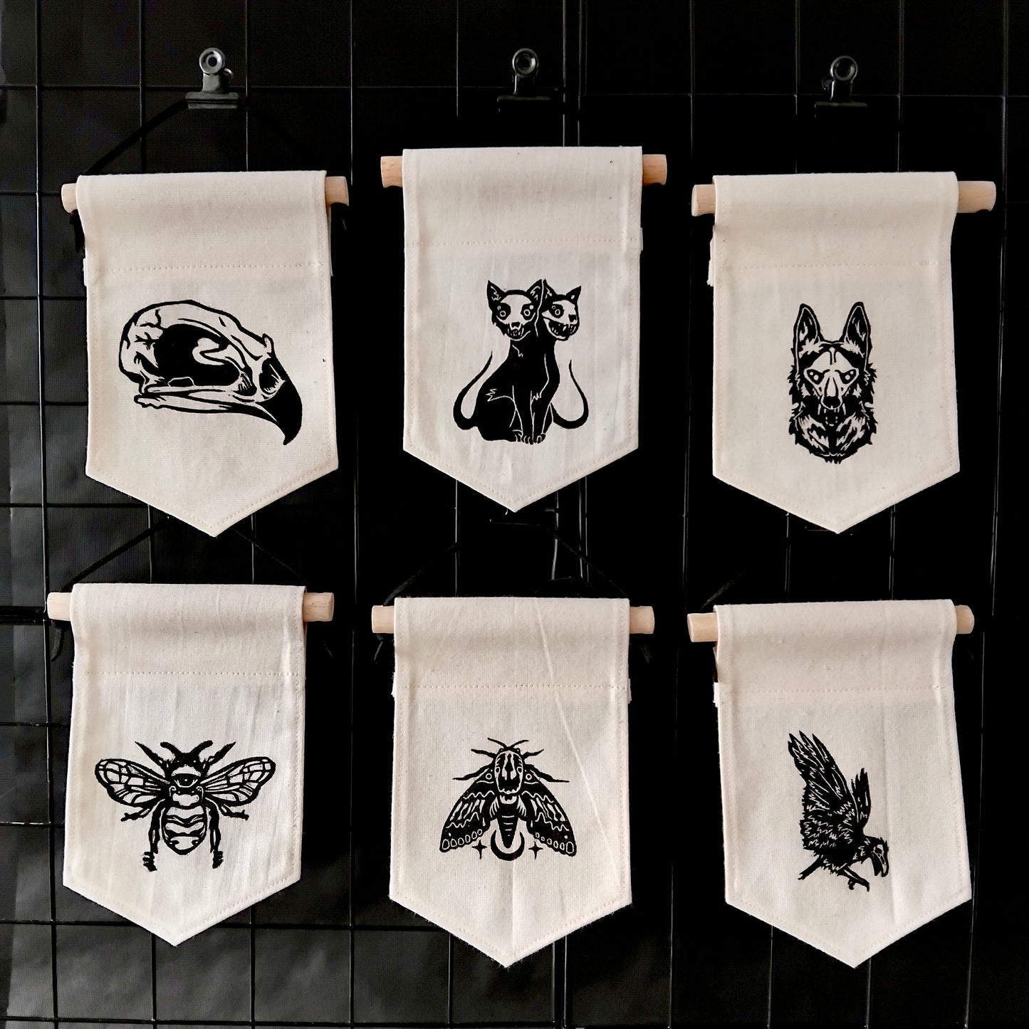 Handmade Printed Mini Wall Hanging