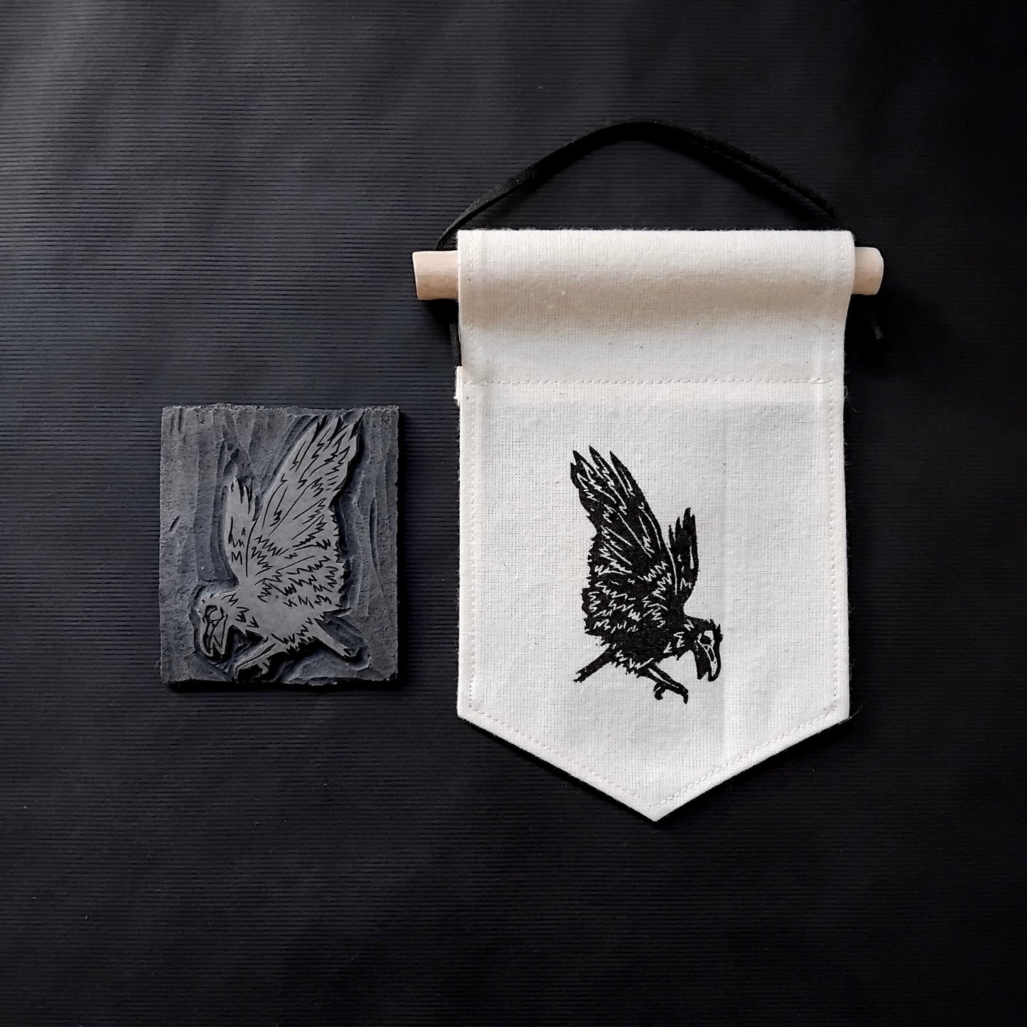 Handmade Printed Mini Wall Hanging