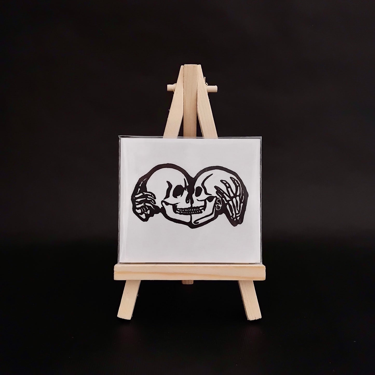 Mini Handprinted Lino Prints