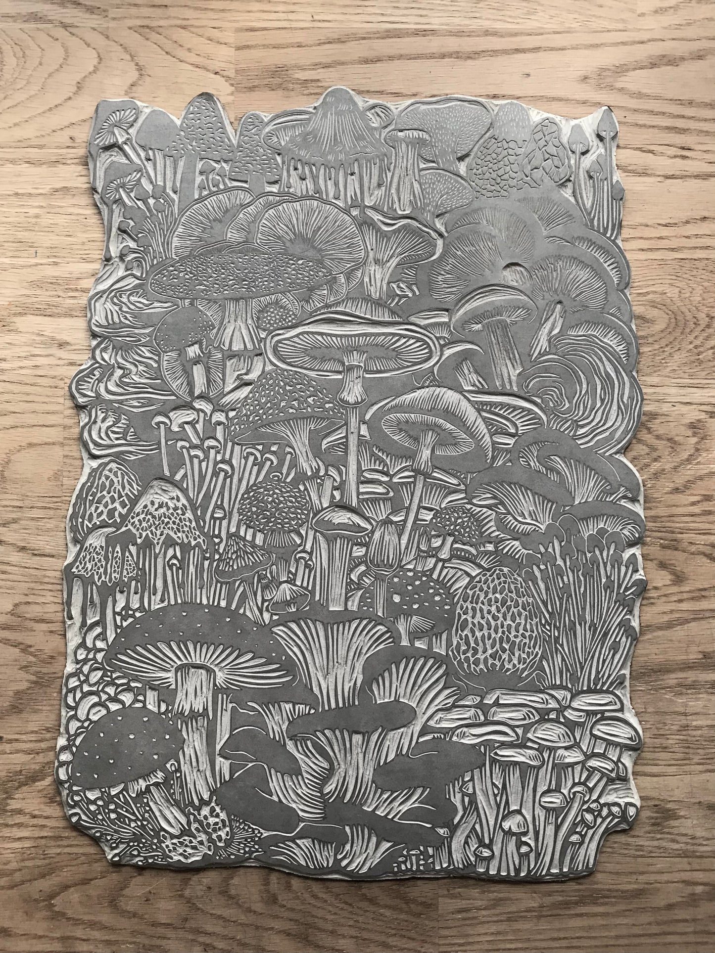 Mushroom Botanical Fabric Wall Hanging Banner