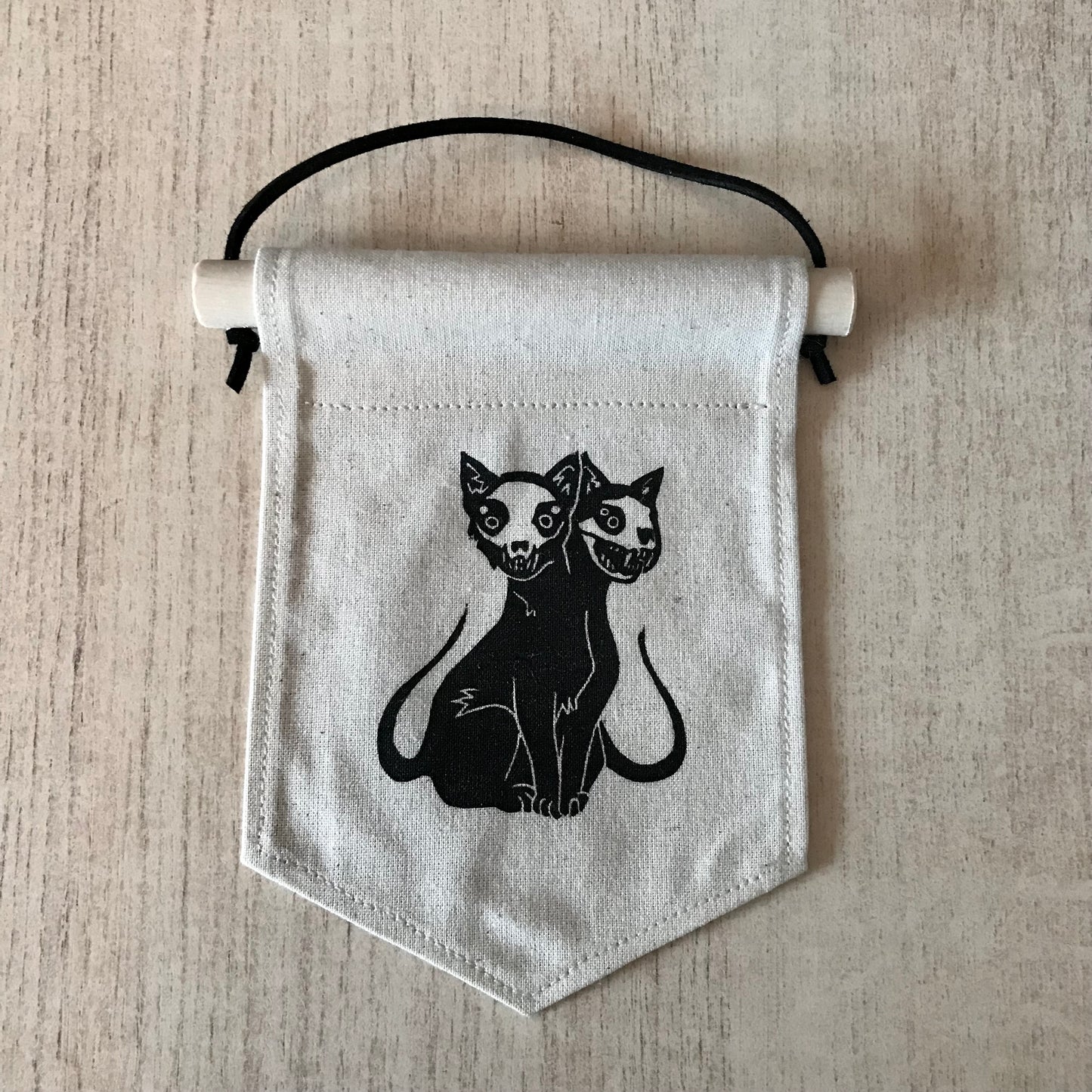 Fabric Wall Hanging Banner - Cats