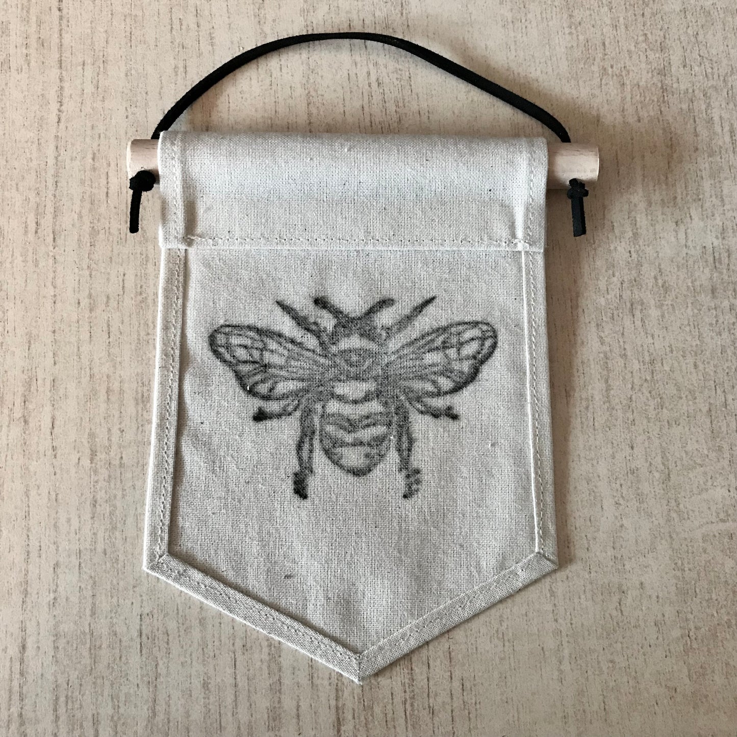 Fabric Wall Hanging Banner - Bee