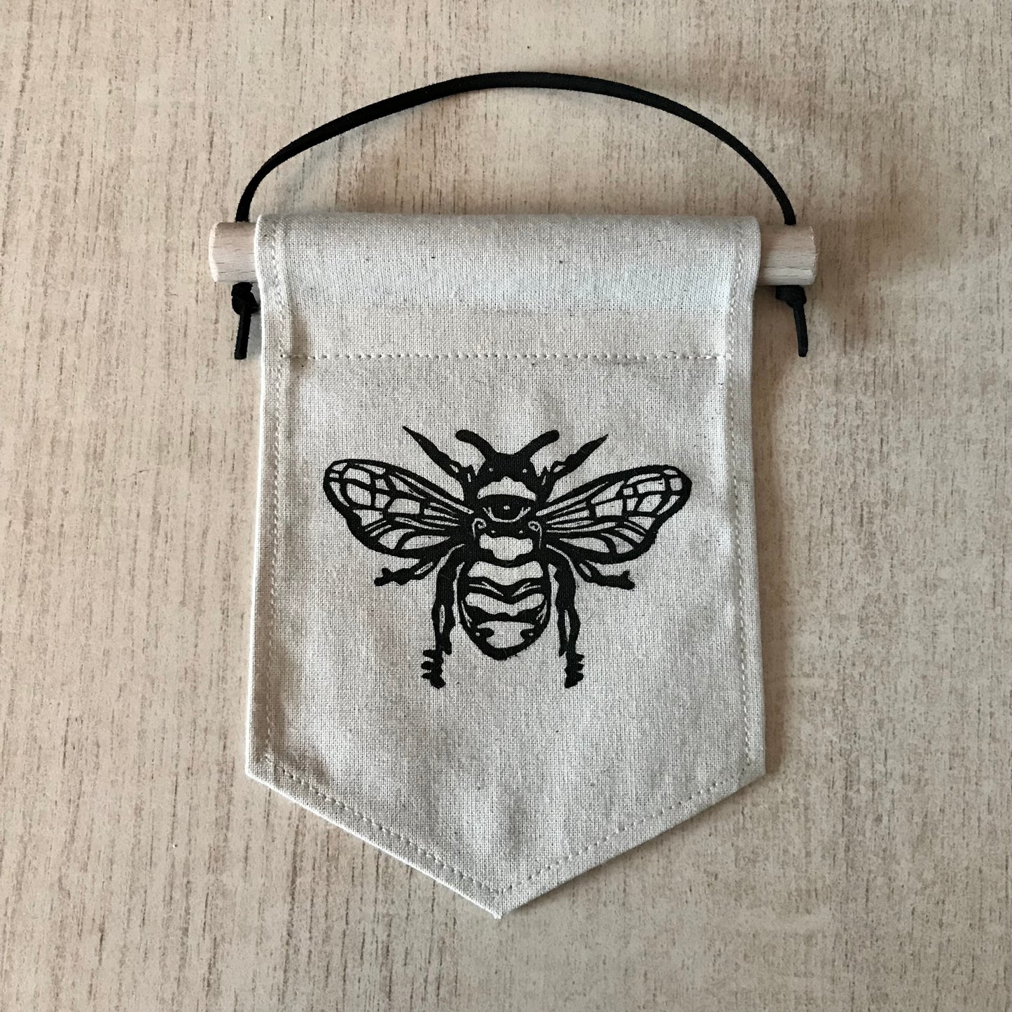 Fabric Wall Hanging Banner - Bee