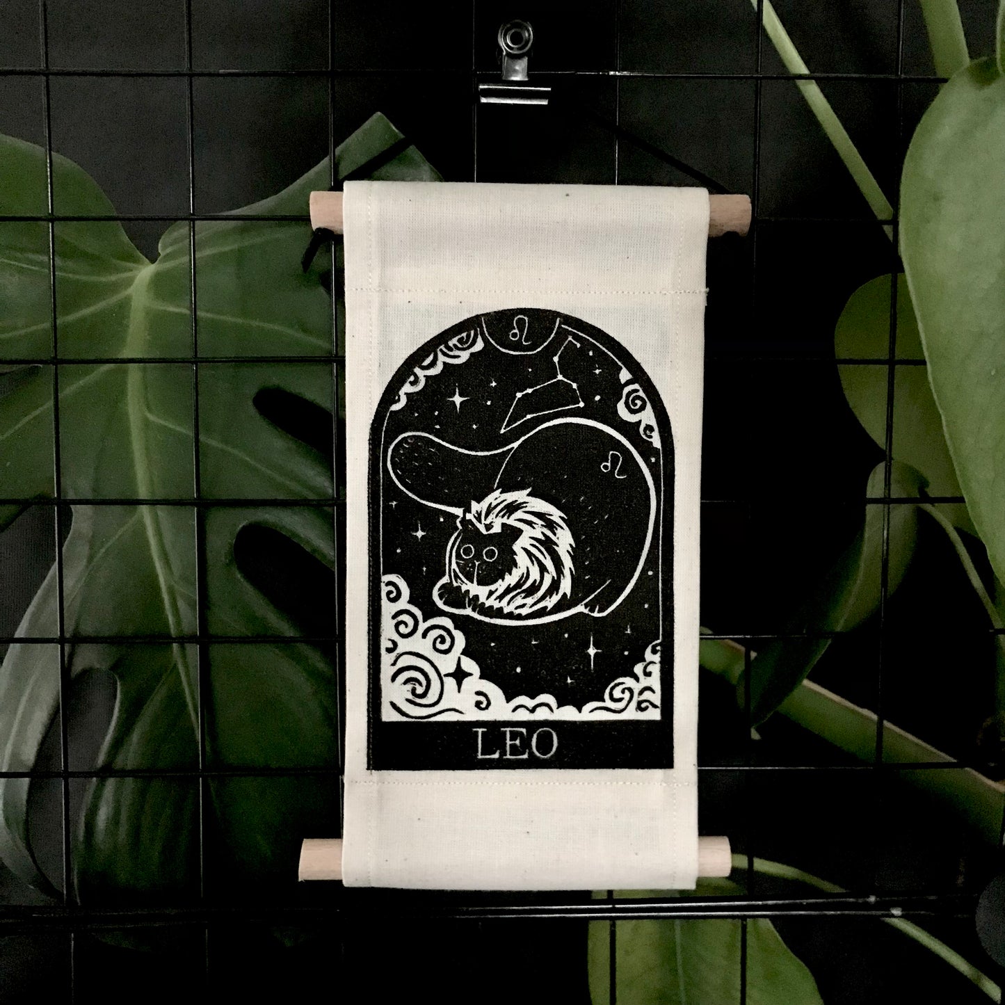 Zodicats – Handprinted Zodiac Cat Wall Hangings