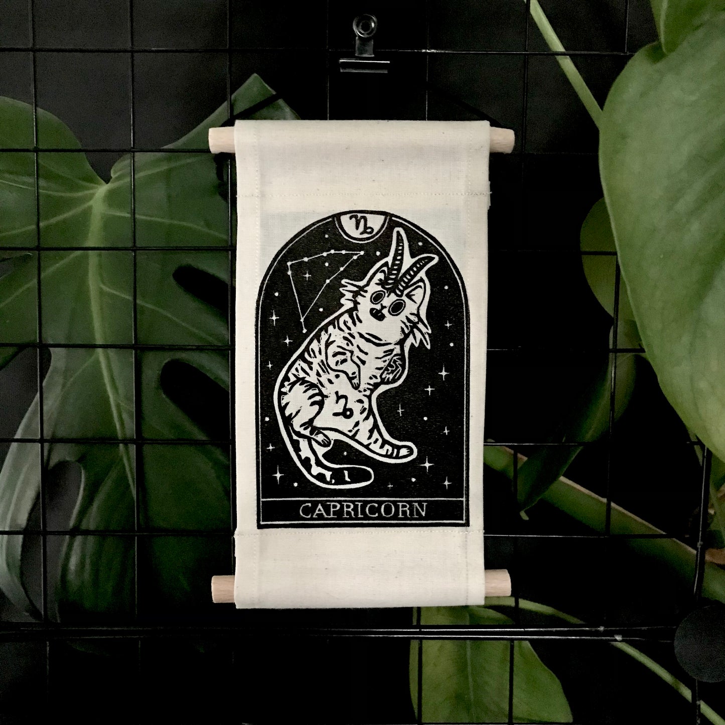 Zodicats – Handprinted Zodiac Cat Wall Hangings