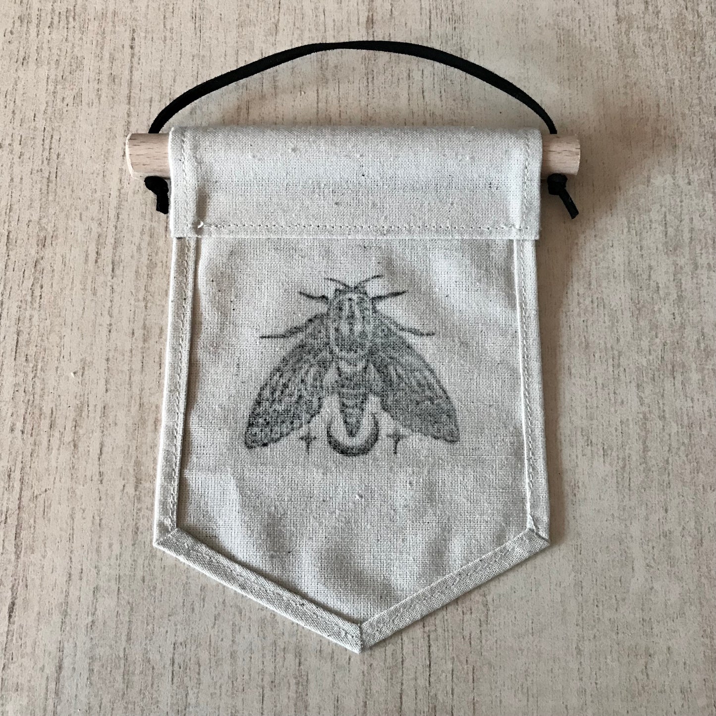 Fabric Wall Hanging Banner - Luna Moth