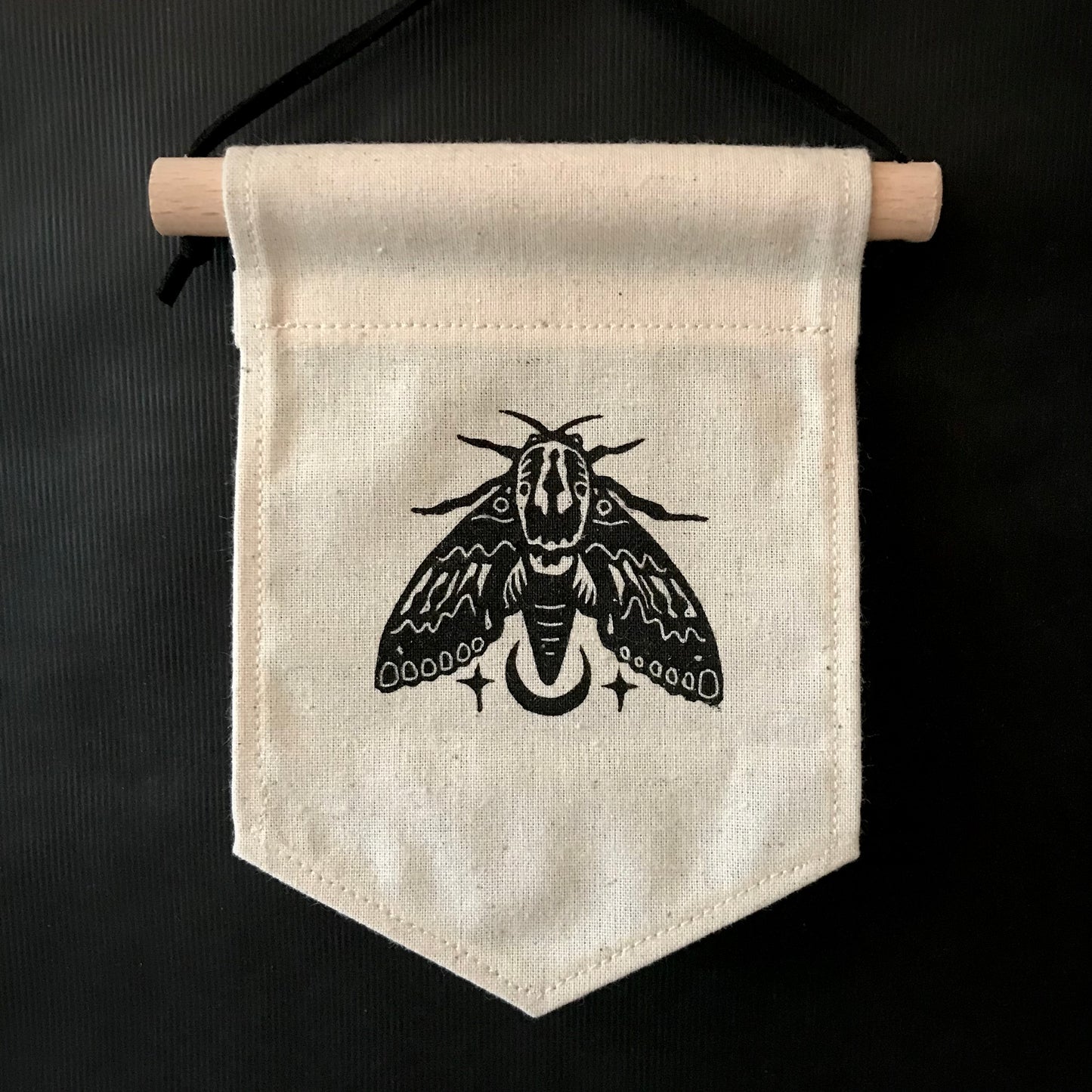 Fabric Wall Hanging Banner - Luna Moth