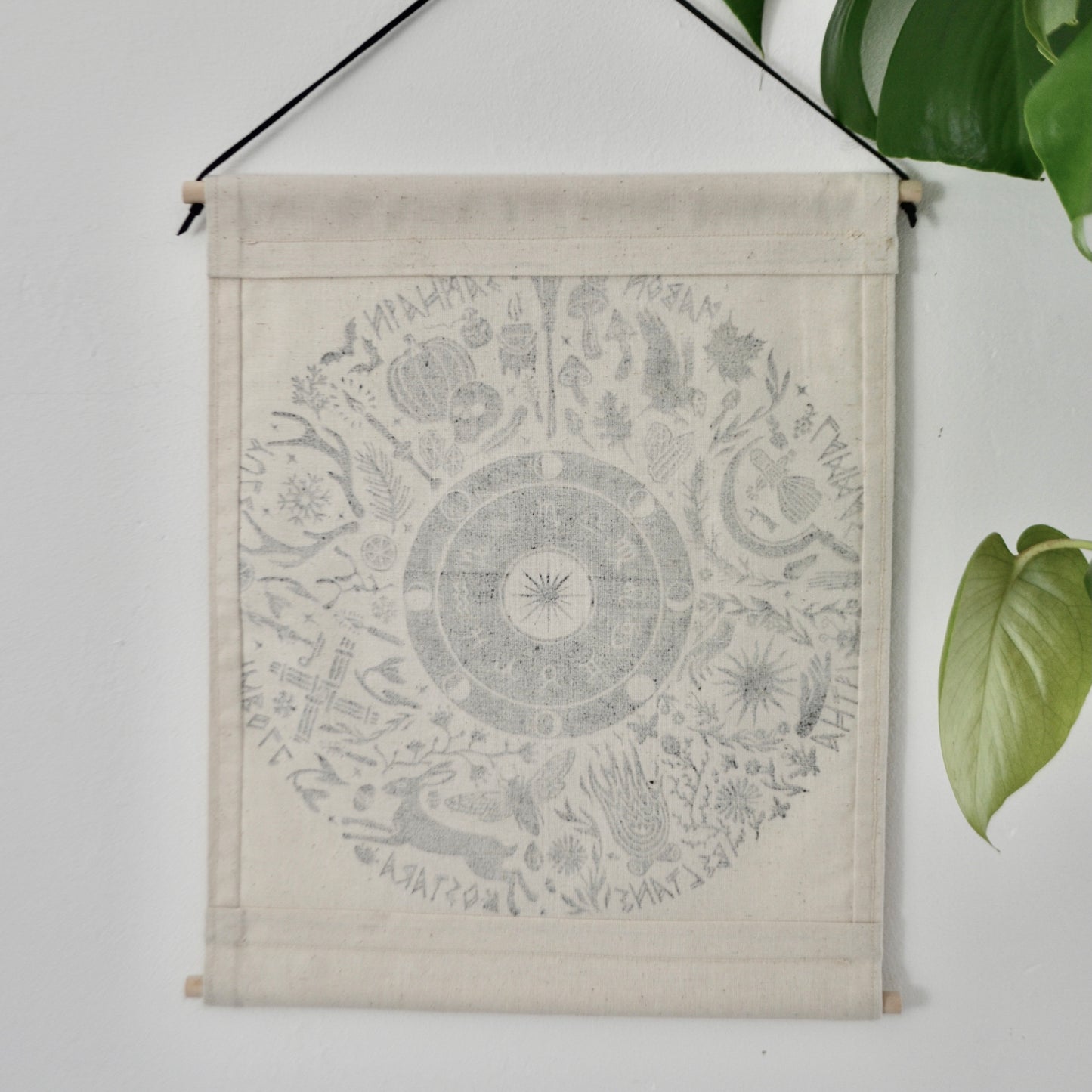 Fabric Wall Hanging Banner - Wheel of the Year