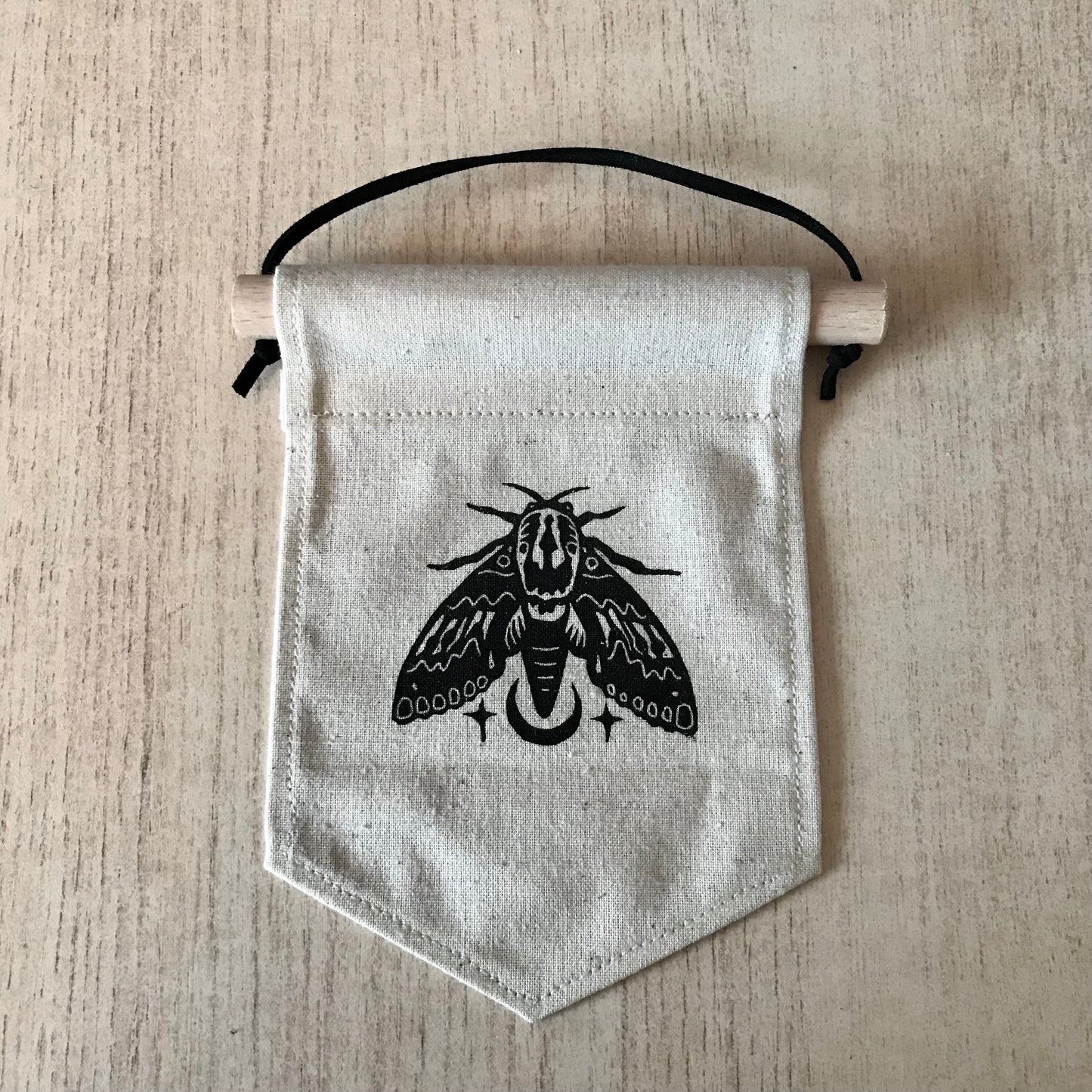 Fabric Wall Hanging Banner - Luna Moth