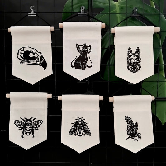 Handmade Printed Mini Wall Hanging
