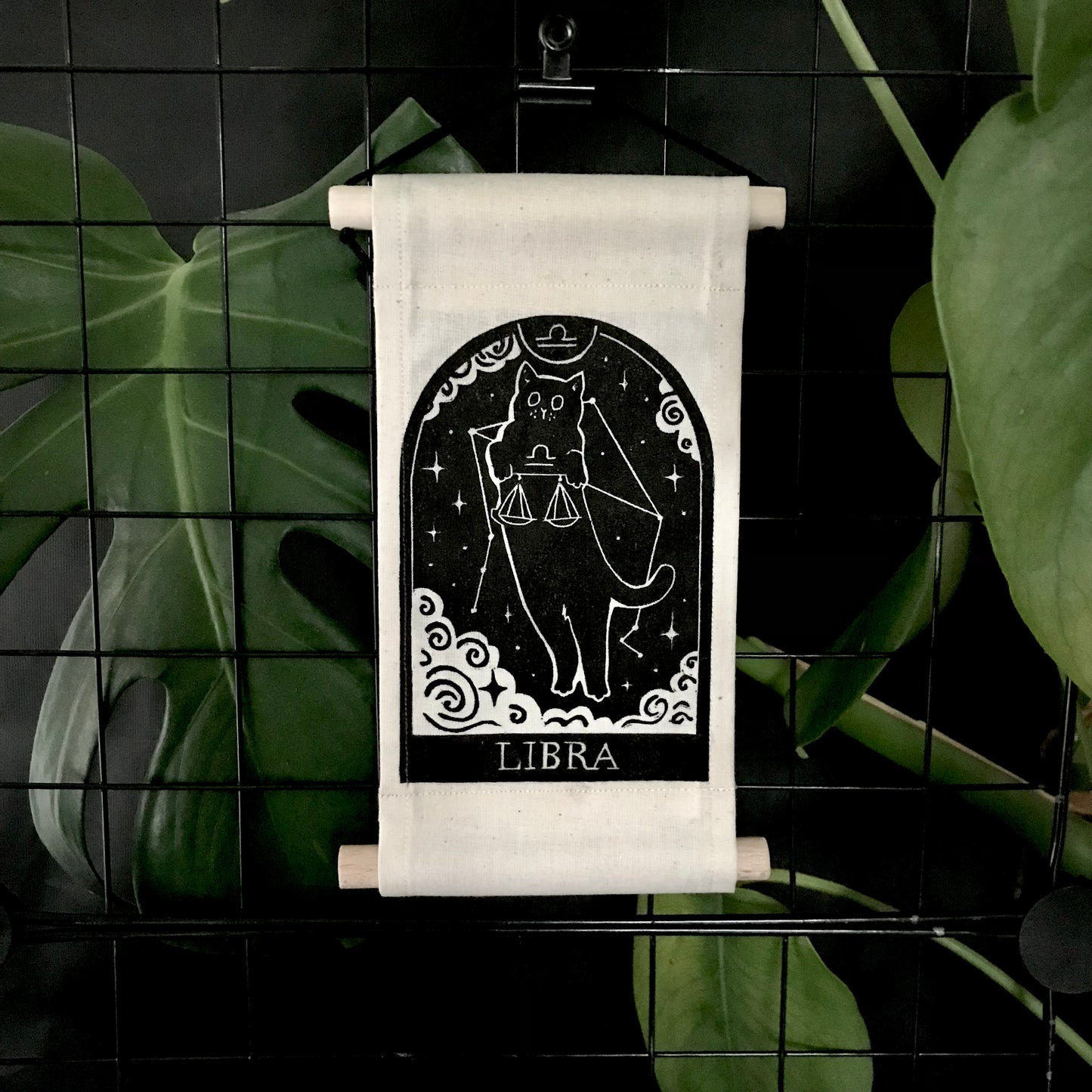 Zodicats – Handprinted Zodiac Cat Wall Hangings
